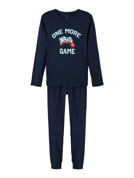 Name it Jungen Schlafanzug Pyjama Dunkelblau Game Teenager