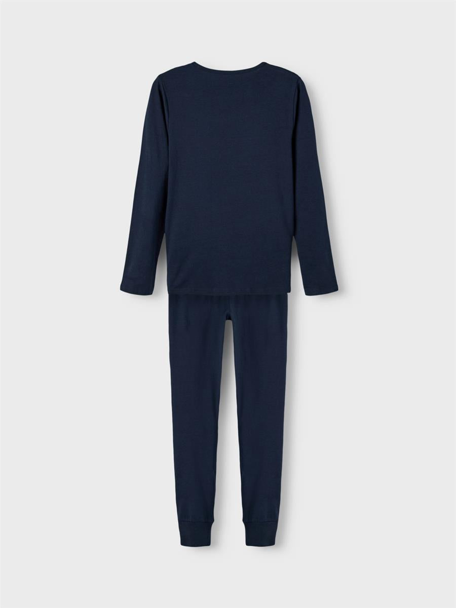 Name it Jungen Schlafanzug Pyjama Dunkelblau Game Teenager NKMNIGHTSET