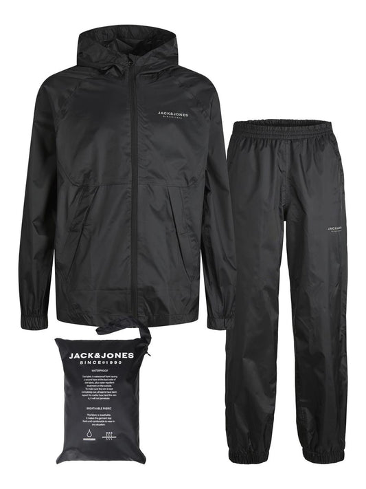 Jack & Jones Jungen  Regenjacke und Regenhose Regenset 12213998 wasserdicht