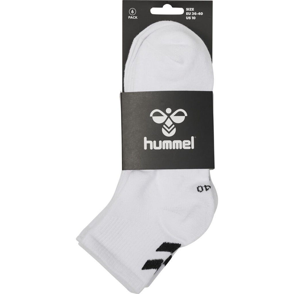 Hummel Jungen Strümpfe 6 Pack Mid cut socks weiß Damen Herren