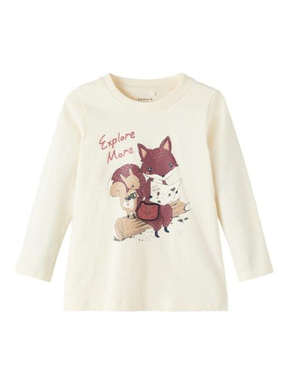 Mädchen Langarmshirt Glitzer Geschenkidee aufklappbare Applikationen