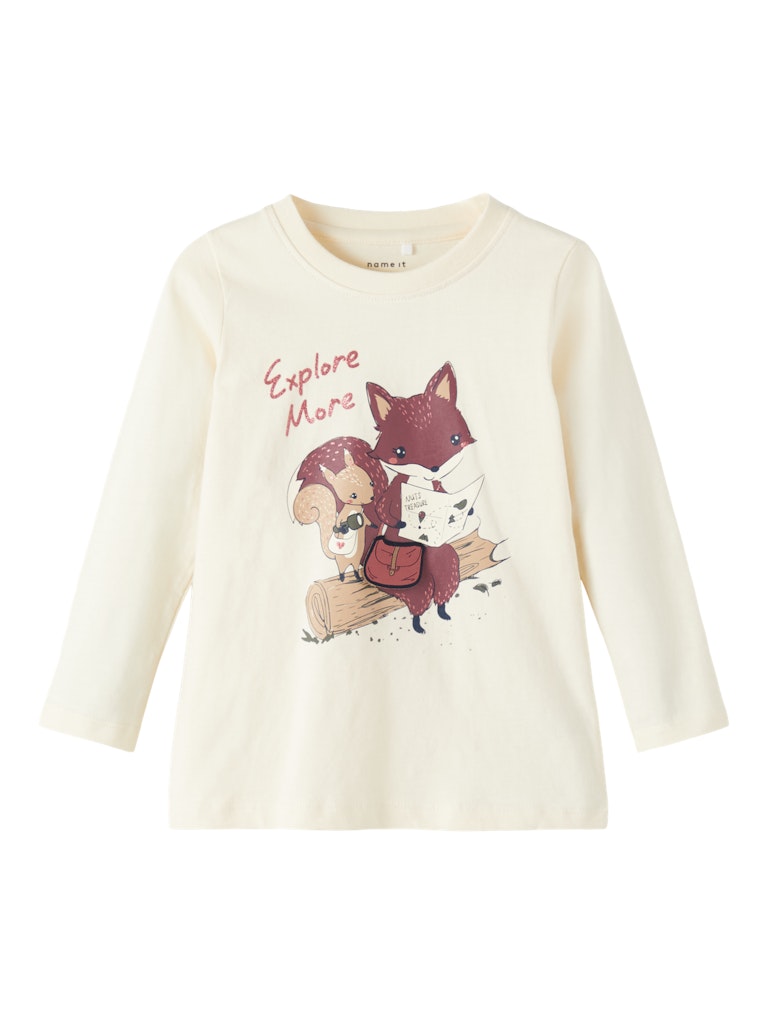 Mädchen Langarmshirt Glitzer Geschenkidee aufklappbare Applikationen