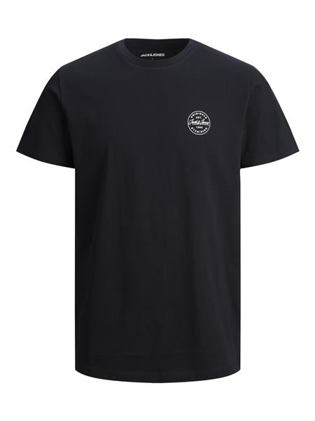Jack & Jones Jungen T-Shirt Schwarz Gelb Blau Weiß  Logo JJSCOTT