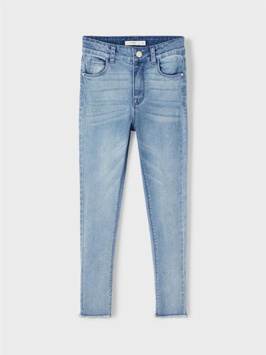 Name it Mädchen Jeans Skinny Hellblau weich schmal cool NKFPOLLY