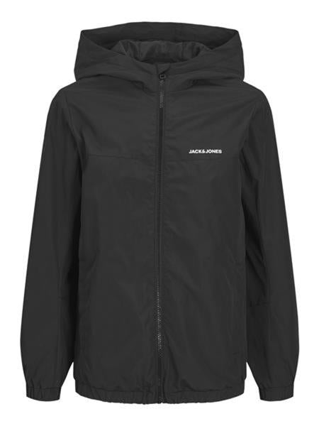 Jack & Jones Jungen Windjacke Übergangsjacke leicht Schwarz wetterfest