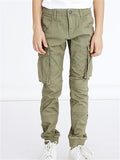 Name it Jungen Cargohose regular Helloliv Blau weich cool NKMMYRAN