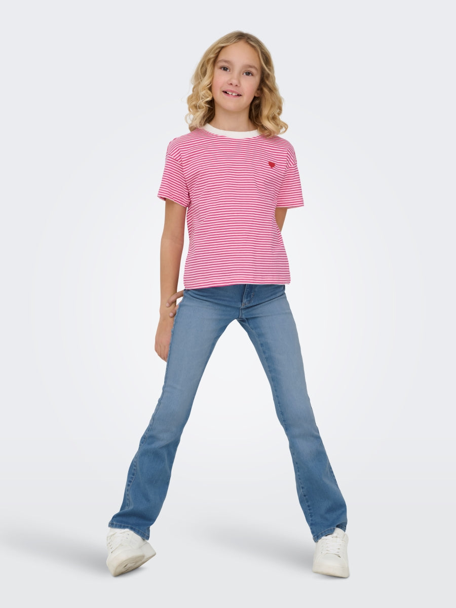 Only Mädchen Jeans Schlaghose Kogroyal Flared super weich KOGROYAL