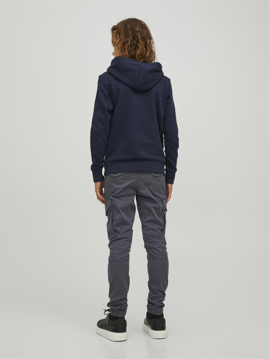 Jack & Jones Jungen Cargohose  Dunkelgrau schlank cool Junior JJFLAKE