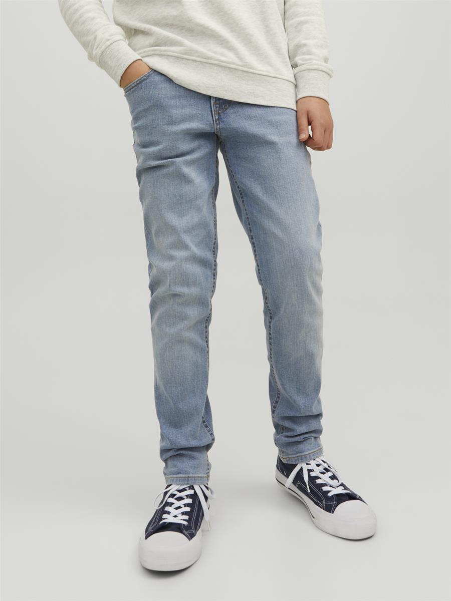 Jack & Jones Jungen Jeans GLENN slim Hellblau Teenager weich