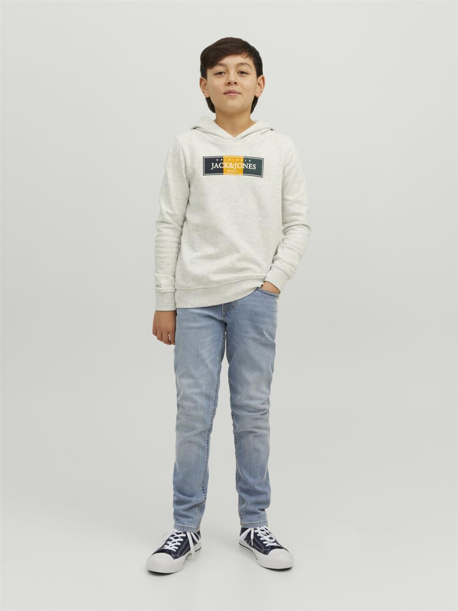 Jack & Jones Jungen Jeans GLENN slim Hellblau Teenager weich