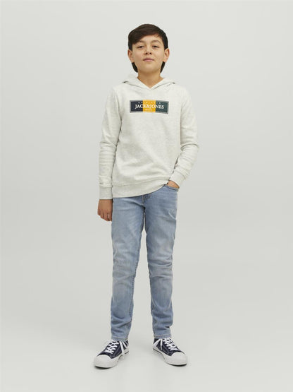 Jack & Jones Jungen Jeans GLENN slim Hellblau Teenager weich top cool