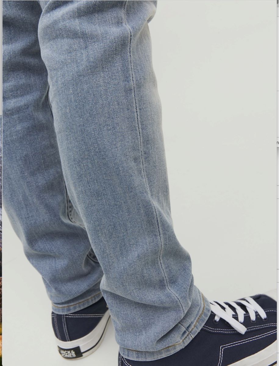 Jack & Jones Jungen Jeans GLENN slim Hellblau Teenager weich