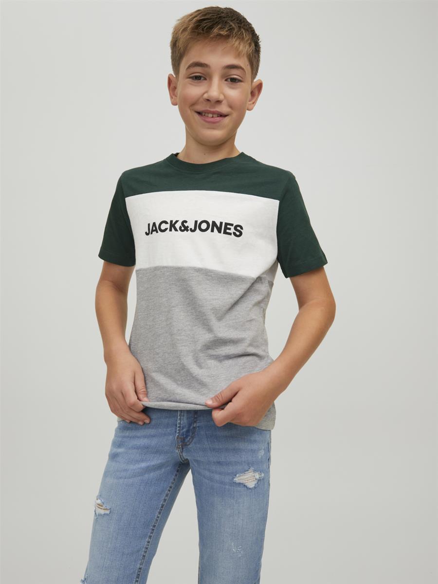 Jack & Jones Jungen T-Shirt Kurzarm Logo Teenie JJELOGO