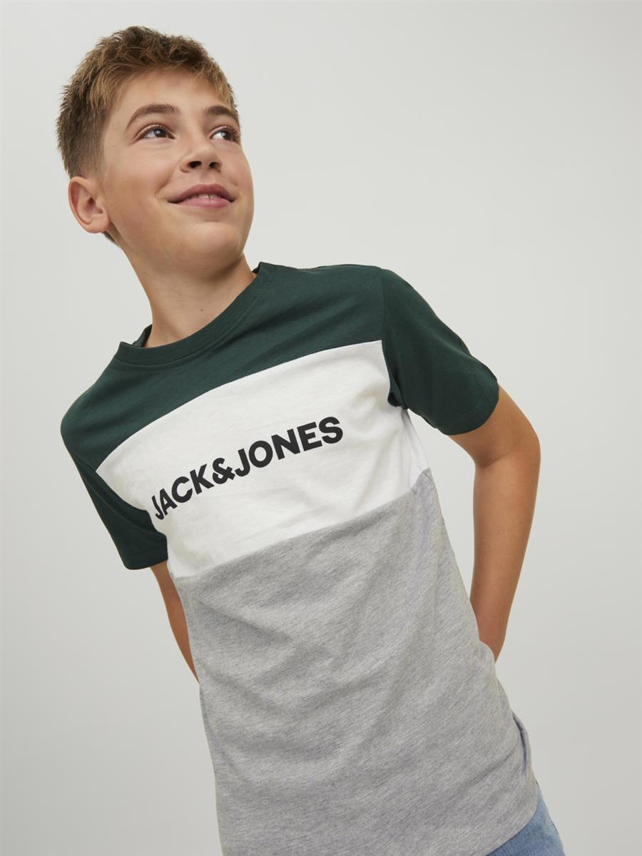 Jack & Jones Jungen T-Shirt Kurzarm Logo Teenie JJELOGO