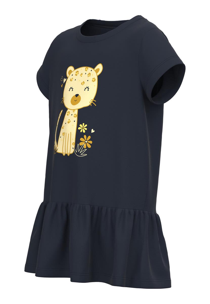 Name it Mädchen Kleid  Sommerkleid Jersey Geschenk Lila Blau NMFVIANE