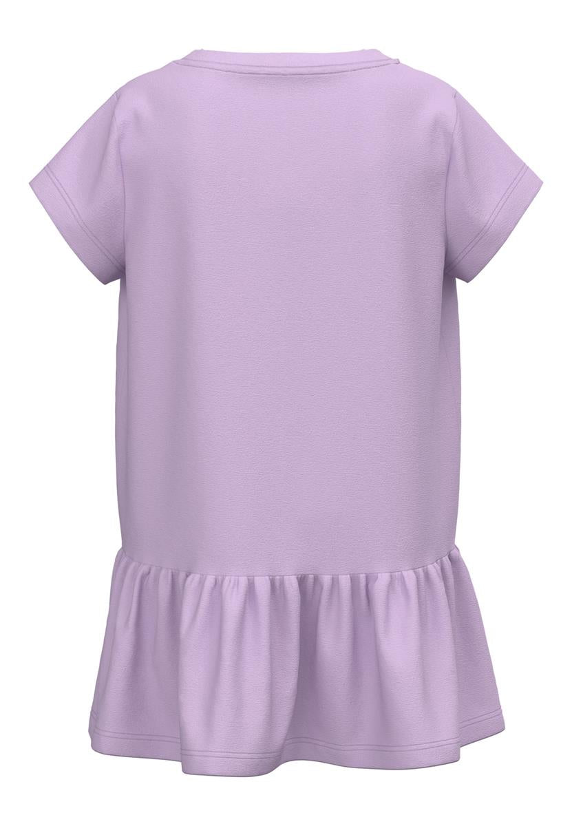 Name it Mädchen Kleid  Sommerkleid Jersey Geschenk Lila Blau NMFVIANE