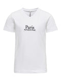 Only Mädchen T-Shirt Madrid London Paris Teenager KOGSARA
