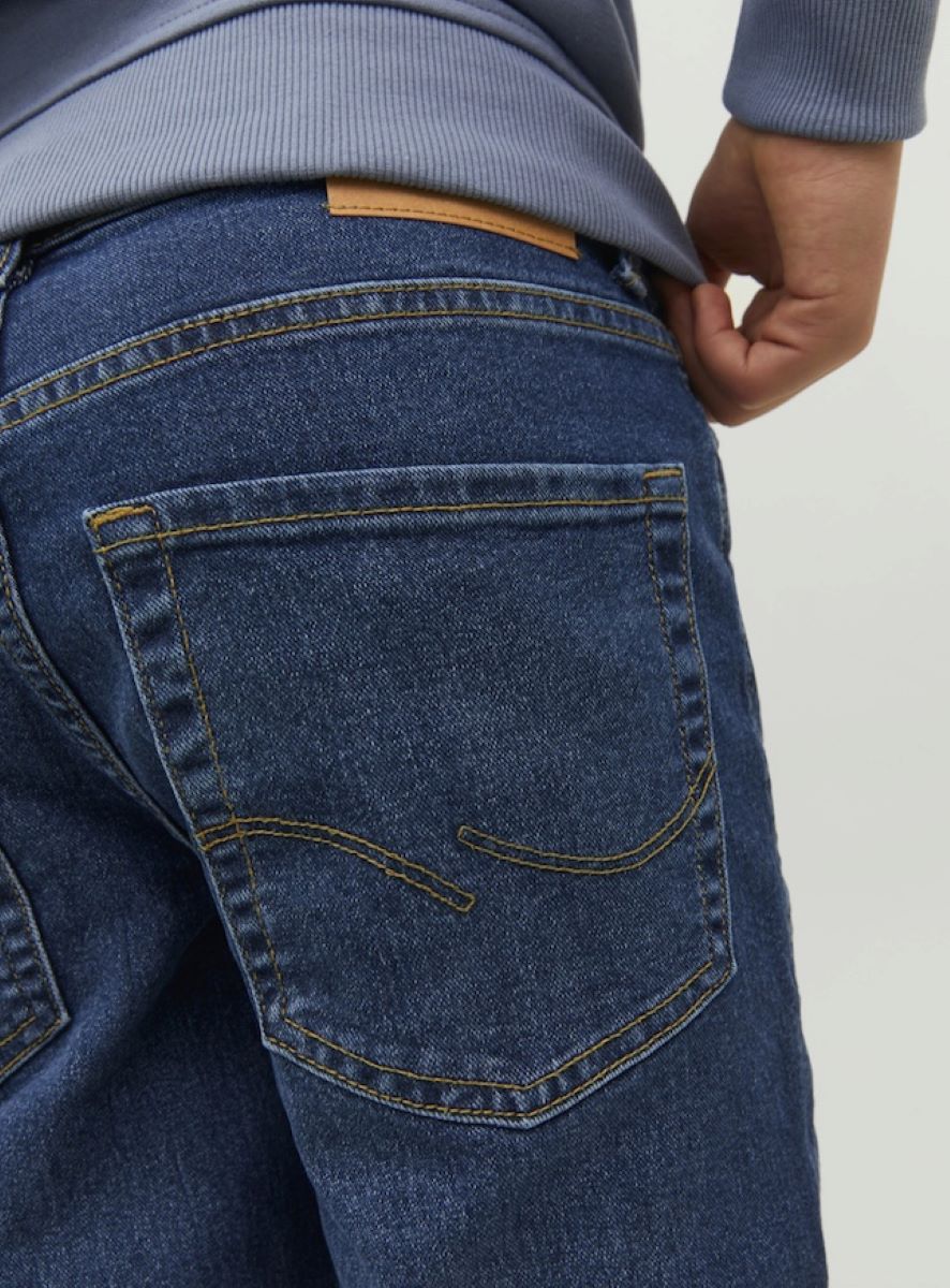Jack & Jones Jungen Jeans GLENN slim Dunkelblau Teenager top JJIGLENN