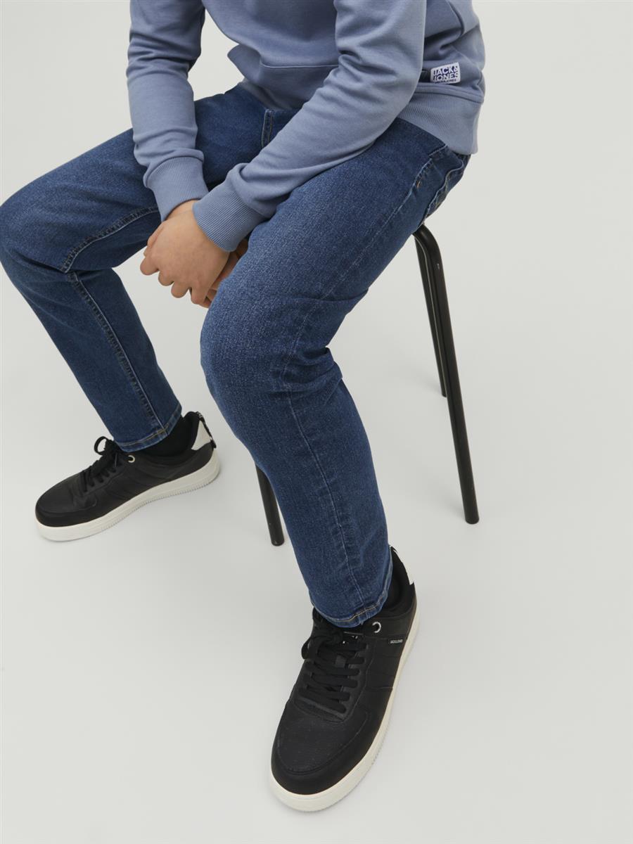 Jack & Jones Jungen Jeans GLENN slim Dunkelblau Teenager top JJIGLENN