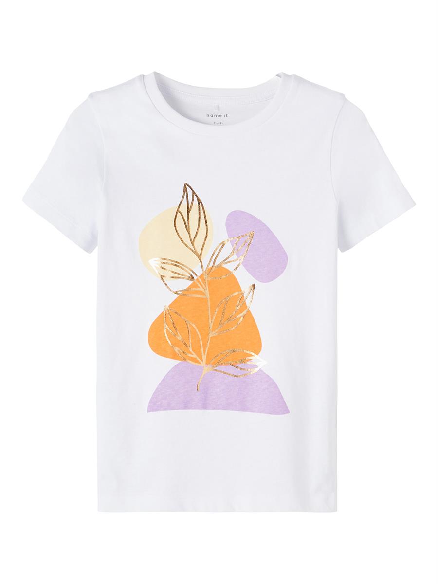 Name it Mädchen T-Shirt Gold Silber Geschenkidee edel top  NKFJASELINA