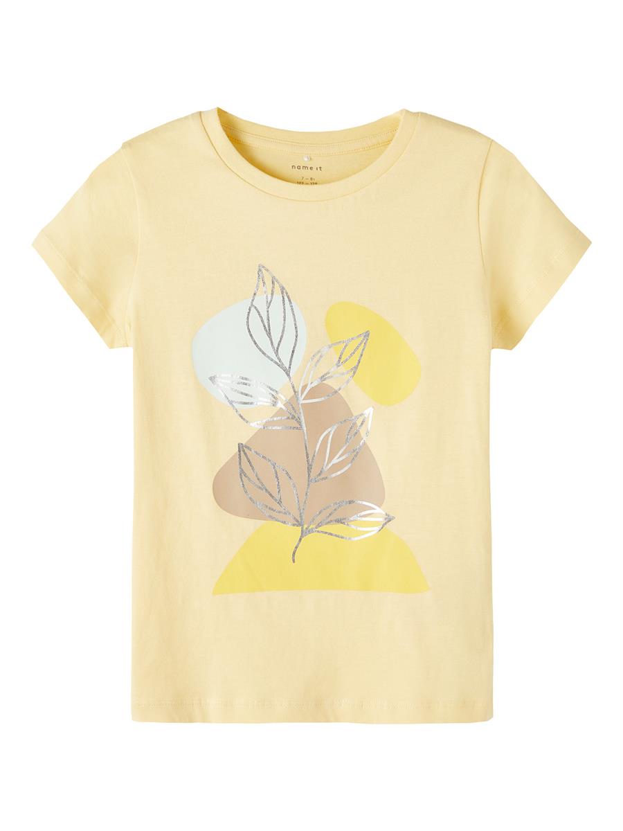 Name it Mädchen T-Shirt Gold Silber Geschenkidee edel top  NKFJASELINA