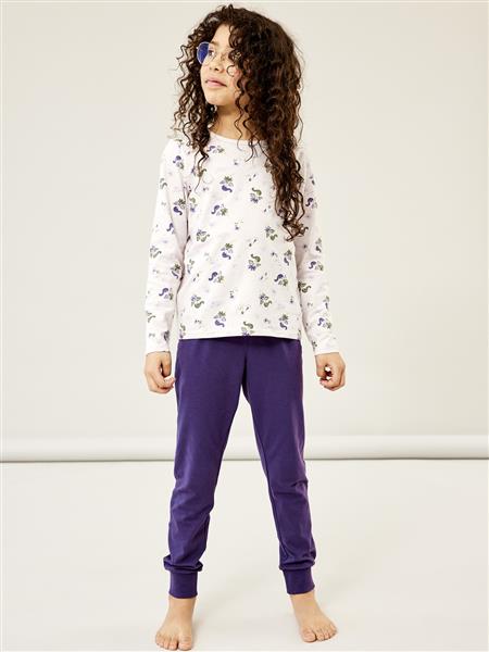 Name it Mädchen Schlafanzug Pyjama Lila edel Fee Elfe NKFNIGHTSET