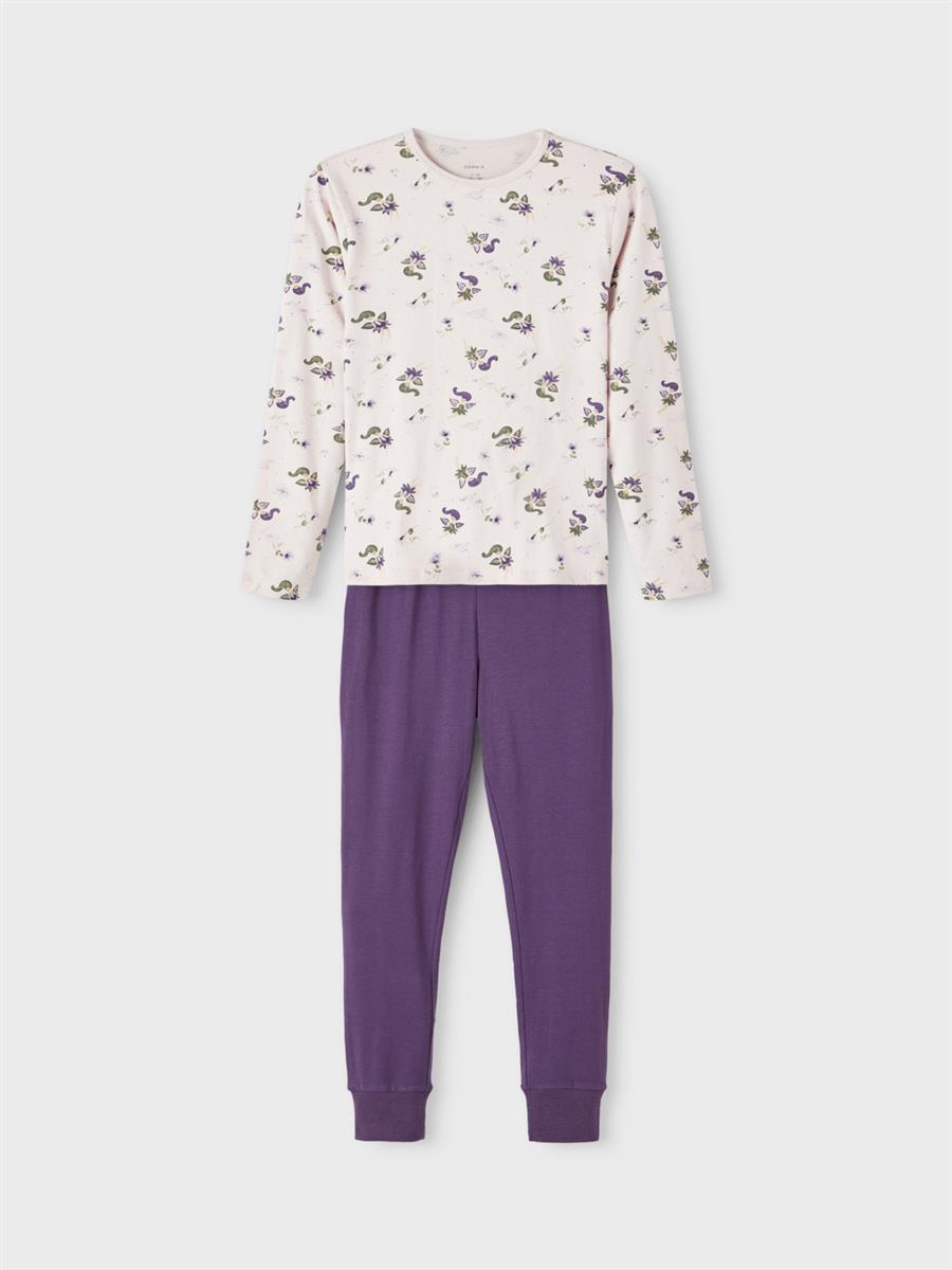 Name it Mädchen Schlafanzug Pyjama Lila edel Fee Elfe NKFNIGHTSET