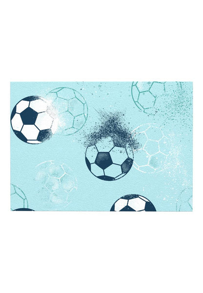 Name it Jungen Schlafanzug kurz Short Fußball  Blau Geschenkidee top