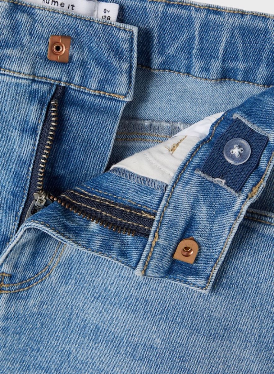 Name it Mädchen Jeansshort kurze Hose Jeans Short schlank NKFROSE