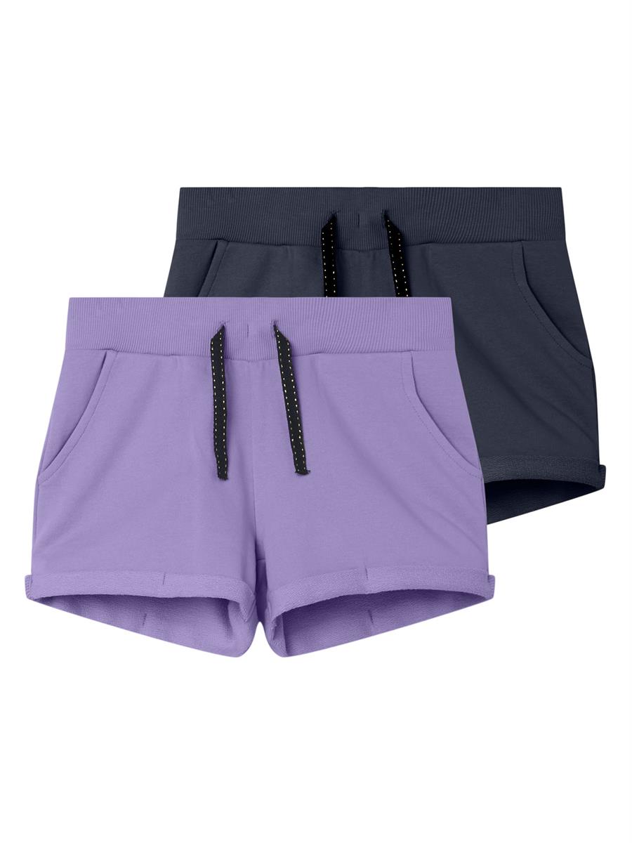 Name it Mädchen Shorts Doppelpack 2er Pack Sweatshorts NKFVOLTA