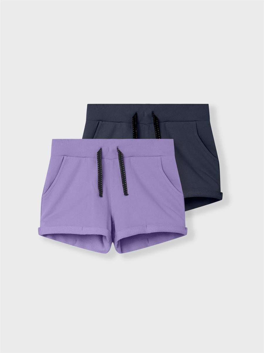 Name it Mädchen Shorts Doppelpack 2er Pack Sweatshorts NKFVOLTA
