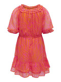 Only Mädchen Kleid Sommerkleid Chiffon festlich schlank wow KOGZABELLA
