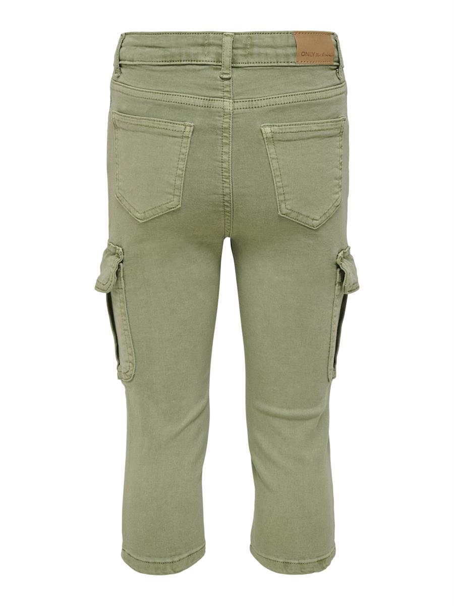 Only Mädchen Caprihose Cargo Knickers 15229840 Oliv Grün edel Teenager schlank