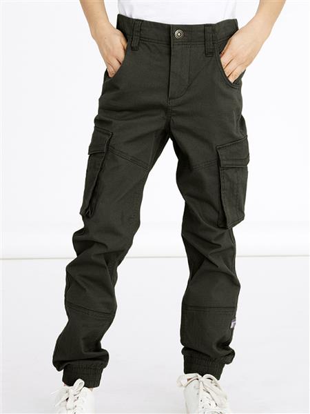 Name it Jungen Cargohose regular Dunkelgrün Rosin weich  cool top neu