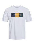 Jack & Jones Jungen T-Shirt Kurzarm  Weiß Gelb Blau Rot JJECORP