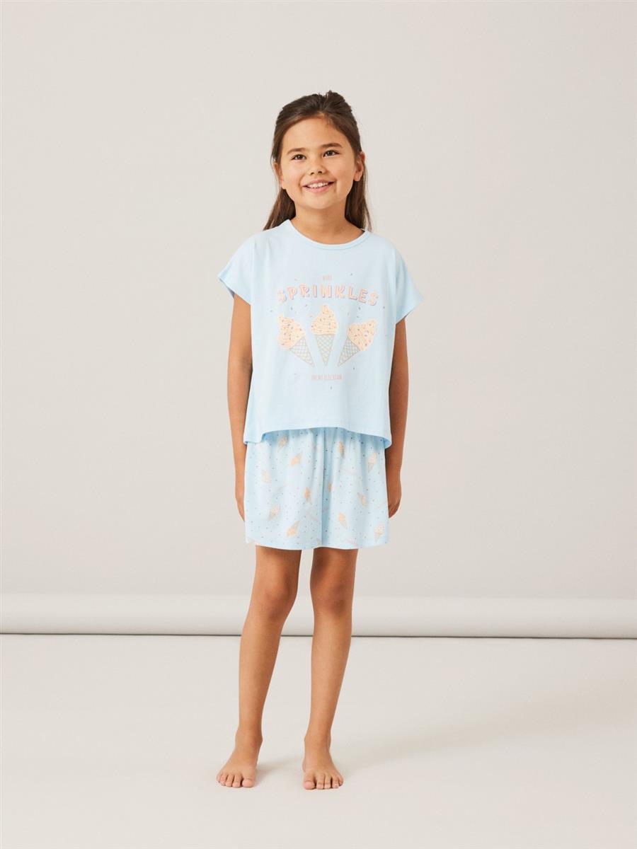 Name it Mädchen Schlafanzug kurz Short weich leicht NKFNIGHTSET