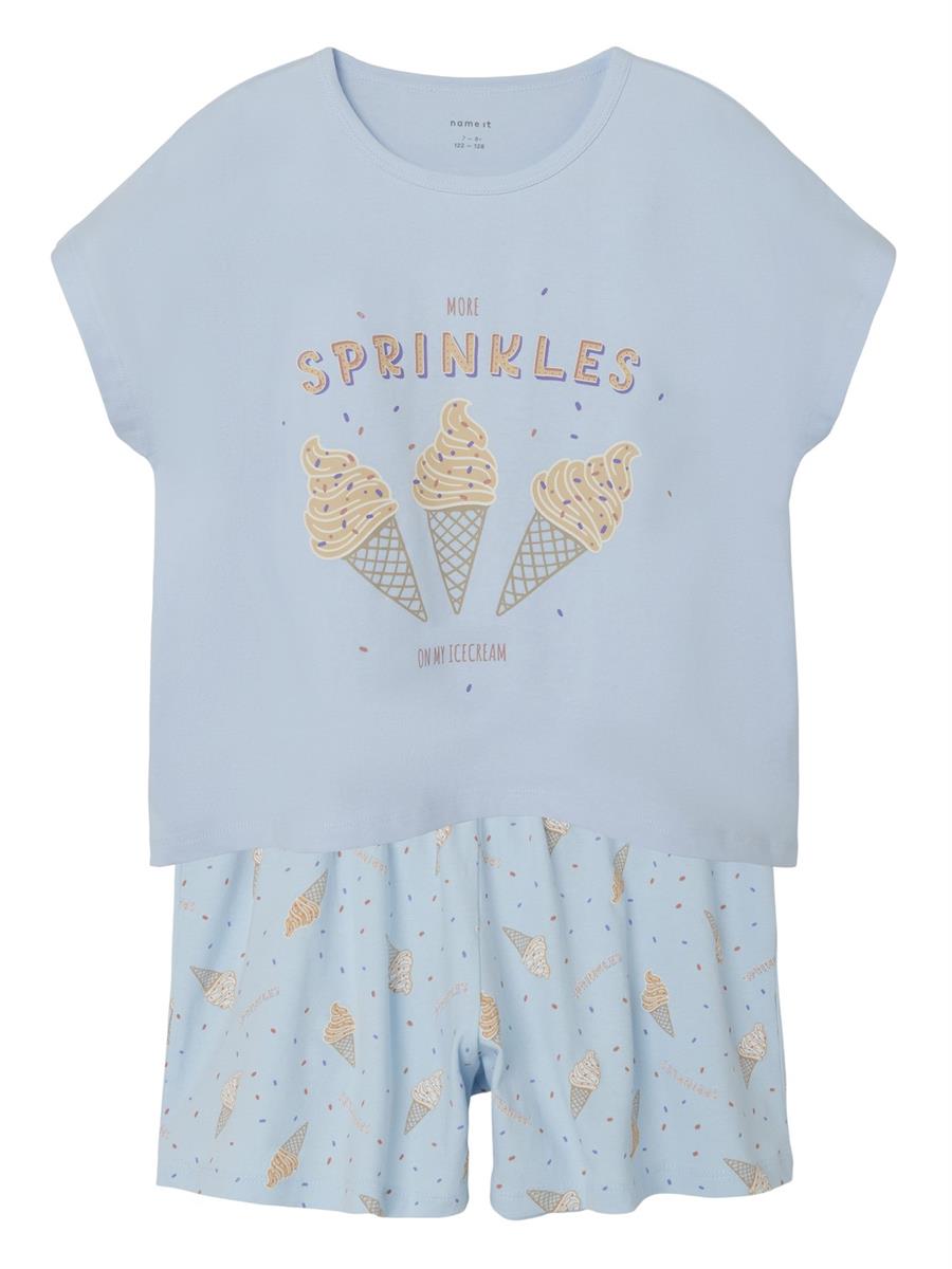 Name it Mädchen Schlafanzug kurz Short weich leicht NKFNIGHTSET