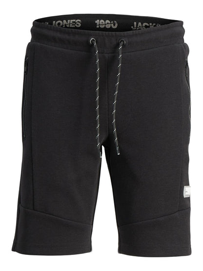 Jack & Jones Jungen Shorts Sweatshorts Schwarz Sporthose Teenager top