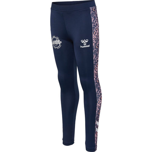 Hummel Mädchen Leggings Legging Sporthose Tights Leomuster