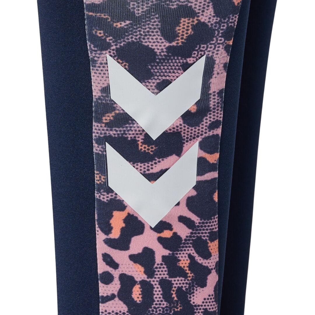 Hummel Mädchen Leggings Legging Sporthose Tights Leomuster