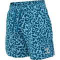 Hummel Mädchen Shorts Sweatshorts Leomuster Türkis edel Geschenk