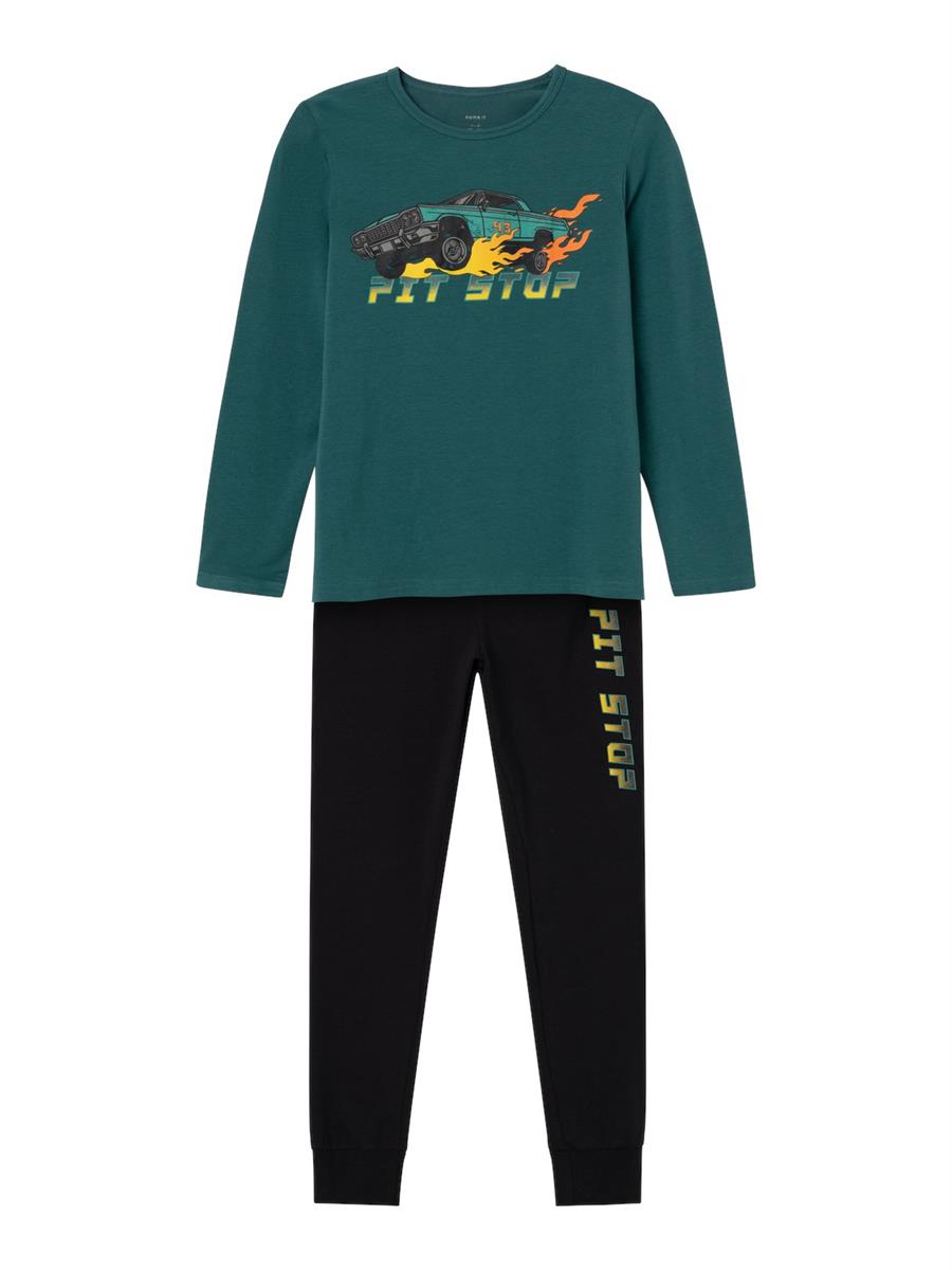 Name it Jungen Schlafanzug Auto Pyjama top NKMNIGHTSET