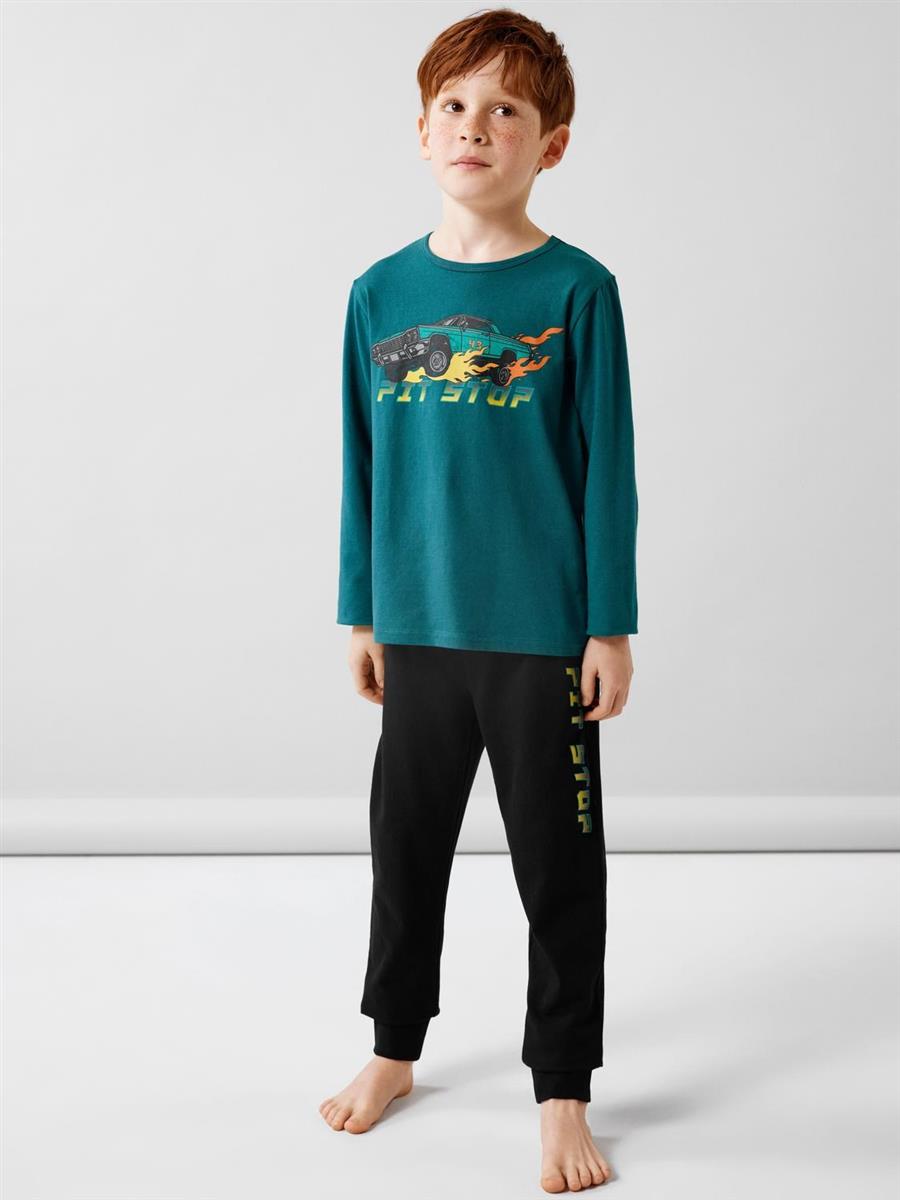 Name it Jungen Schlafanzug Auto Pyjama top NKMNIGHTSET
