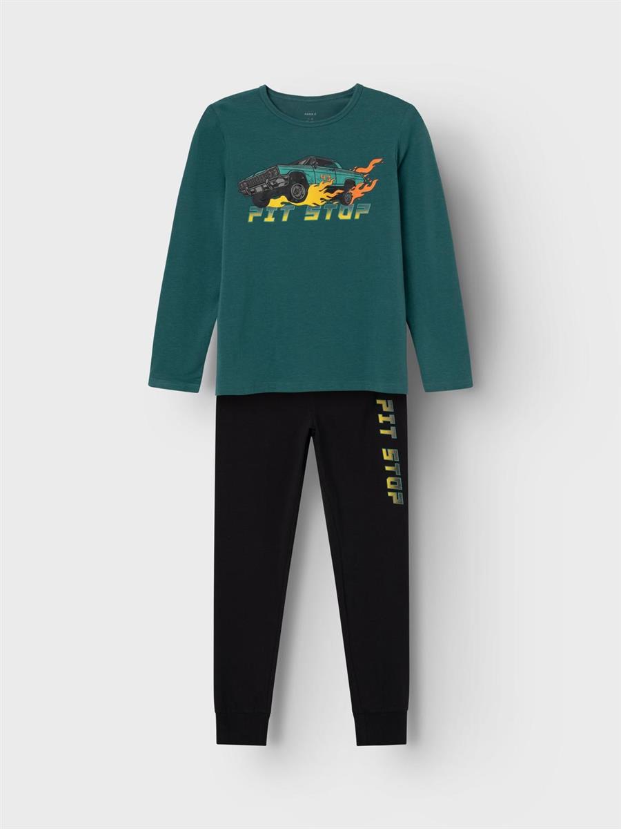 Name it Jungen Schlafanzug Auto Pyjama top NKMNIGHTSET