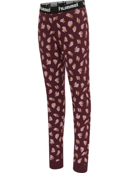 Hummel Mädchen Schlafanzug Pyjama Weinrot Geschenkidee