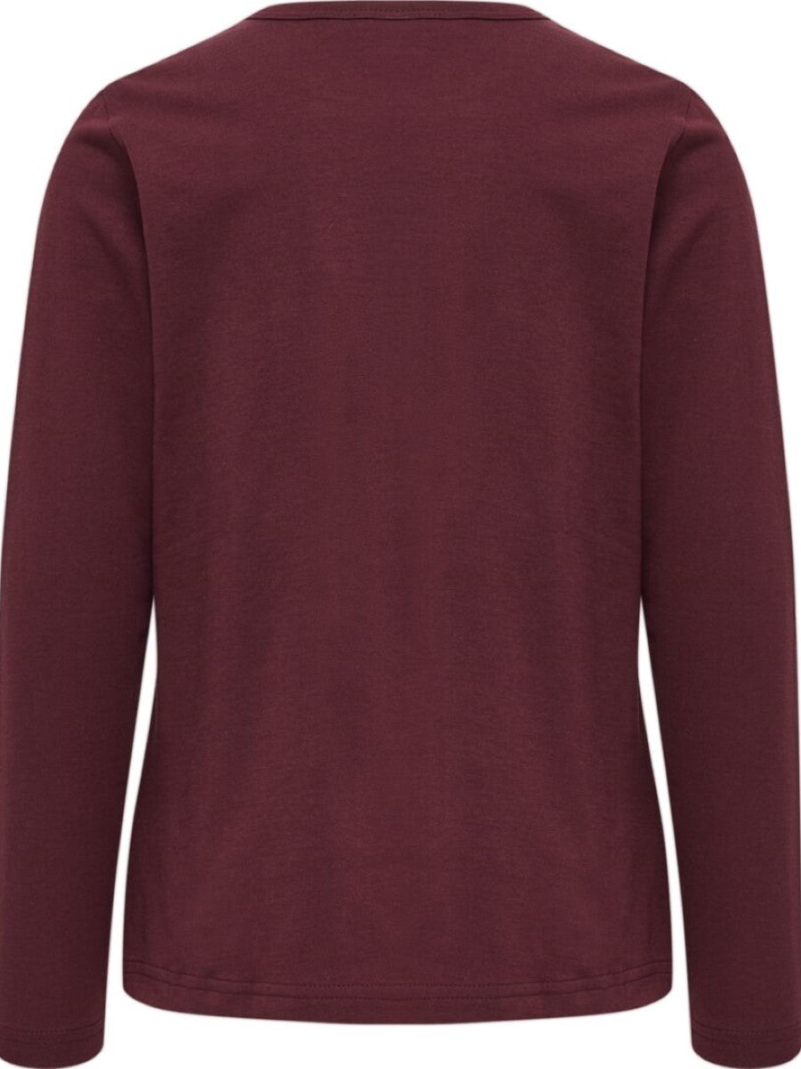 Hummel Mädchen Schlafanzug Pyjama Weinrot Geschenkidee