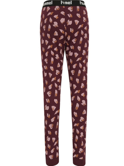 Hummel Mädchen Schlafanzug Pyjama Weinrot Geschenkidee