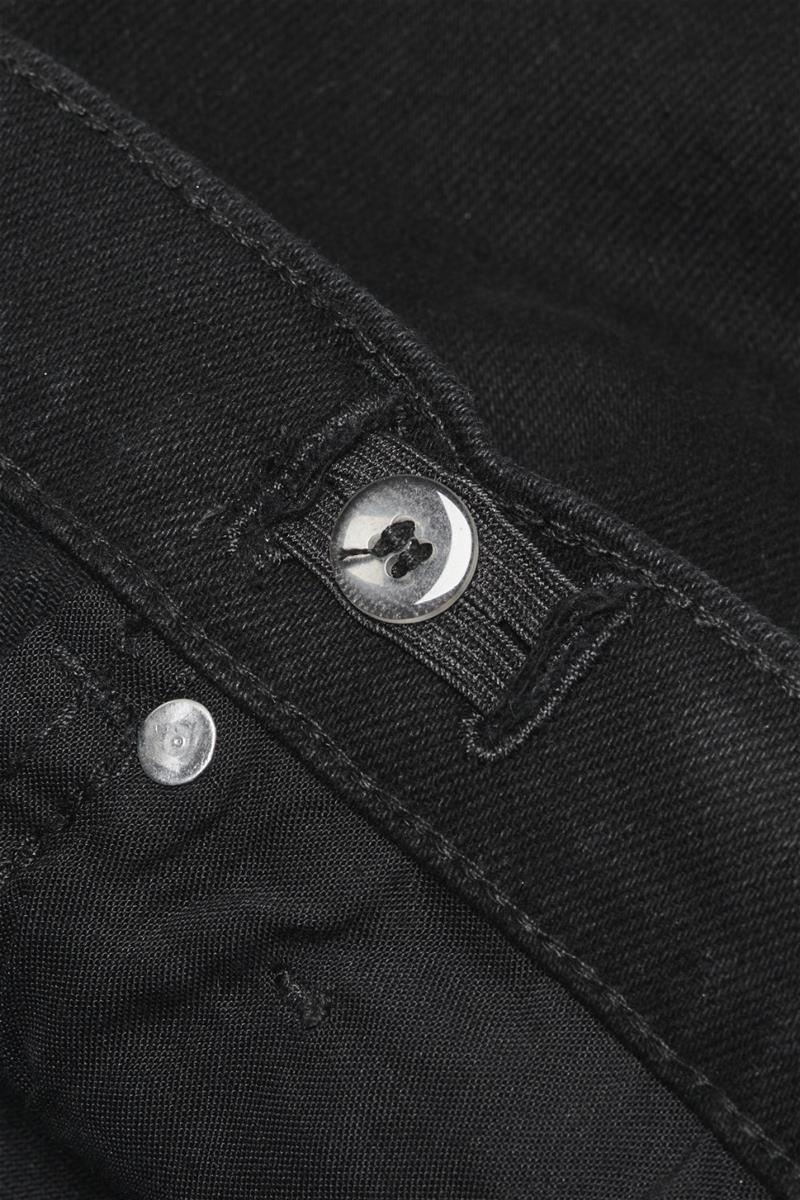Only Mädchen Jeans Wide leg Schwarz KOGJUICY WIDE BEIN DNM CRO588
