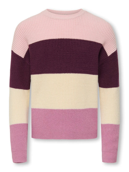 Only Mädchen Strickpulli Streifen Geschenkidee