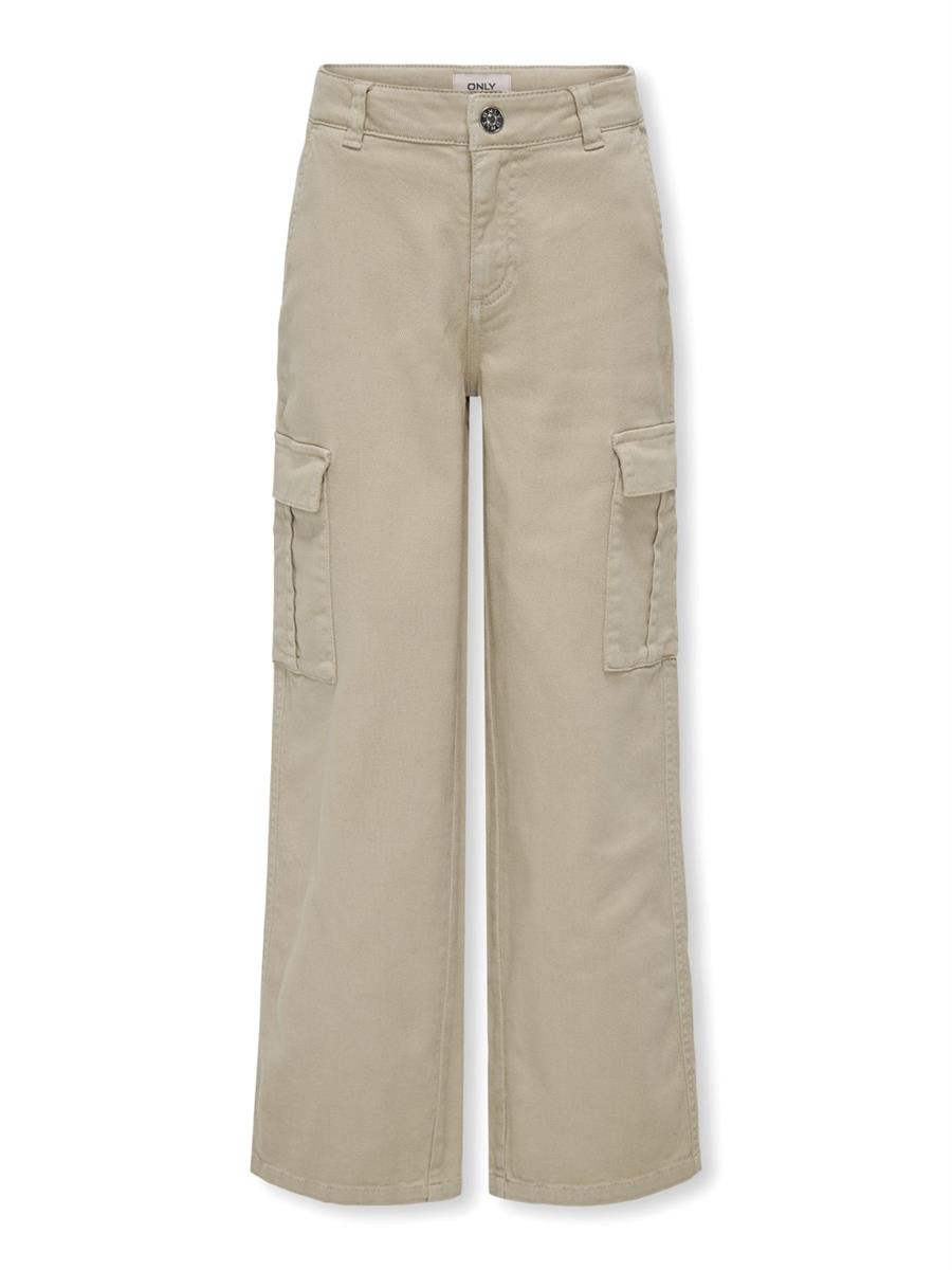 Only Mädchen Cargohose beige KOGYARROW-VOX STR CARGO PANT